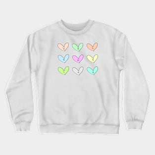 colorful valentine Crewneck Sweatshirt